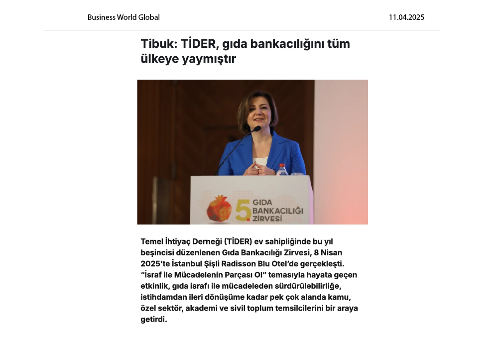 5. Gıda Bankacılığı Zirvesi Düzenlendi