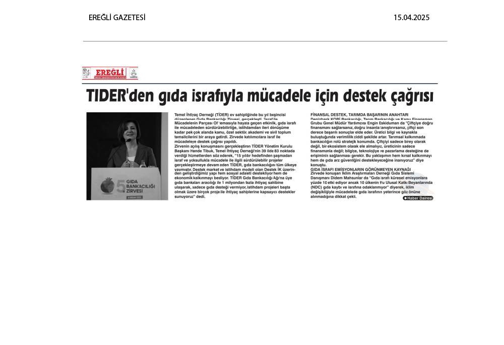 İstanbul'da 5. Gıda Zirvesi Gerçekleşti'